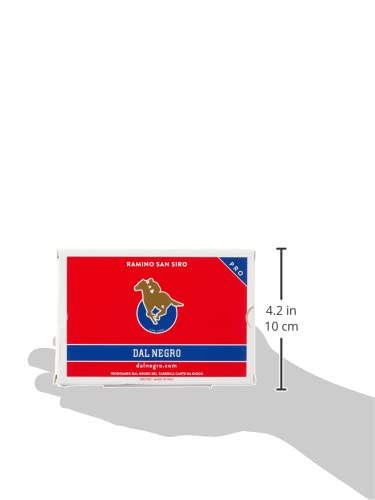 Dal Negro- Ramino San Siro plastica Carte da Gioco, Multicolore, 024129