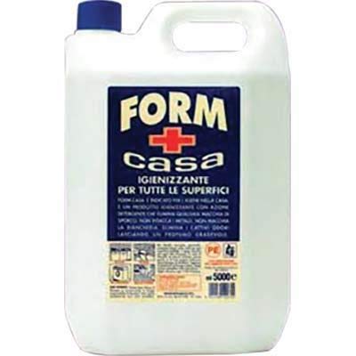 form 4X 5lt IGIENIZZANTE CASA Detergente Liquido igienizzante profumato per la Pulizia e l’igiene Quotidiana di Tutte Le superfici Lavabili