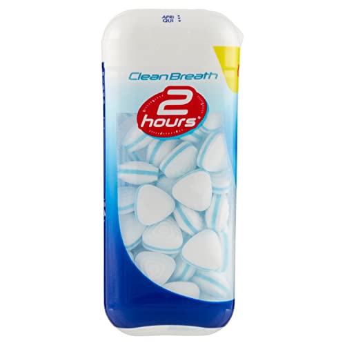 Frisk Clean Breath, Caramelle Dure Gusto Peppermint, Senza Zucchero, Due Ore di Freschezza, Microcompresse con Zinco, con Edulcoranti, 150 caramelle, Confezione da 1