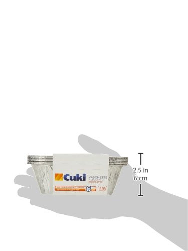 Cuki - Vaschette Alluminio, Doppia Forza - 6 Pezzi