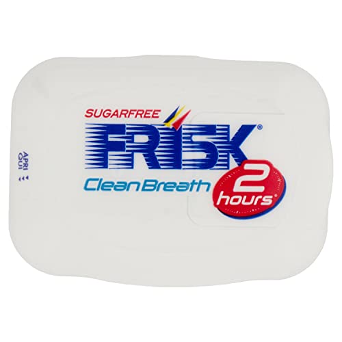 Frisk Clean Breath, Caramelle Dure Gusto Peppermint, Senza Zucchero, Due Ore di Freschezza, Microcompresse con Zinco, con Edulcoranti, 150 caramelle, Confezione da 1