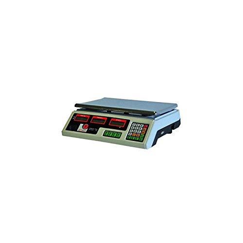 Bilancia digitale 420100 effe kg 35/gr 2 display lcd piatto cm 34x23
