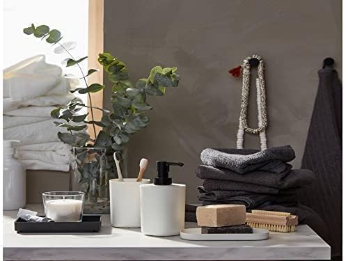 Ikea STORAVAN - Set da bagno 3 pezzi Accessori, bianco, piccolo