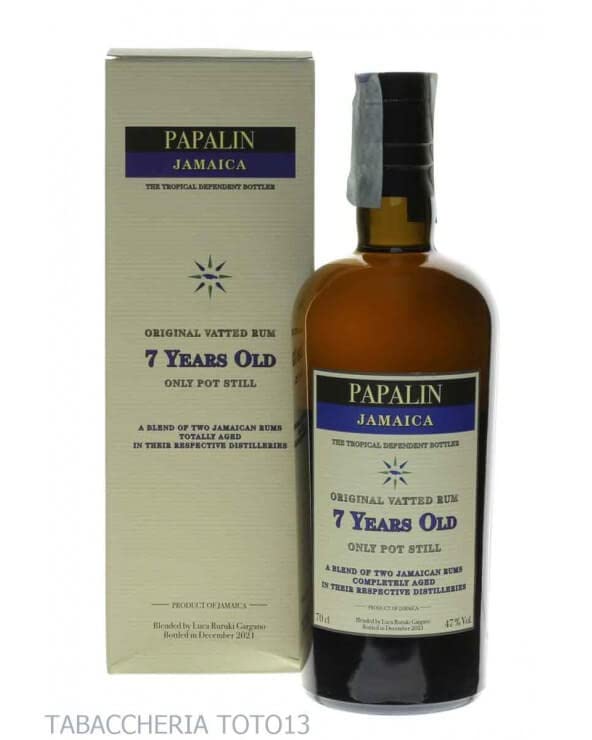 Rum Papalin Jamaica 2021 7 Years Old 47% 70cl Edizione Limitata
