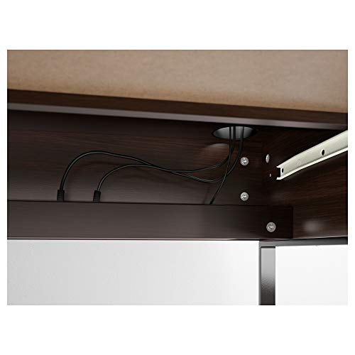 Ikea 202.447.47 Micke Scrivania Nero Marrone Dimensione 28 3/4x19 5/8"