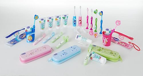 Chicco Spazzolino da Denti per Bambini con Testina Sagomata e Arrotondata