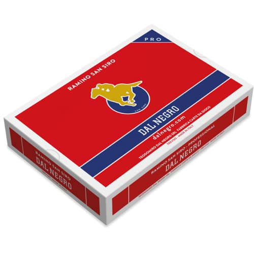 Dal Negro- Ramino San Siro plastica Carte da Gioco, Multicolore, 024129