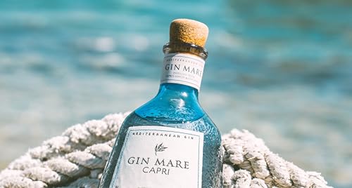 Gin Mare Capri 70cl - Premium Mediterranean Gin con botaniche naturali, limone, bergamotto. Edizione Speciale. 42,7% vol.
