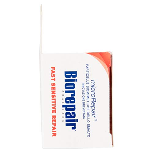Biorepair, Fast Sensitive Repair, Dentifricio per Denti Sensibili, Protegge lo Smalto, Senza Fluoro, 75 ml - 6 Confezioni