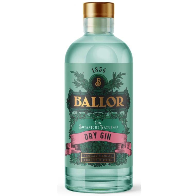 BALLOR 1856 DRY GIN CON BOTANICHE NATURALI 70 CL