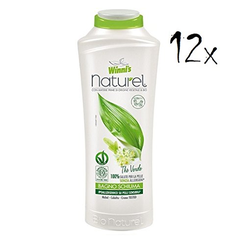 12 X Winni S Naturel Tè Verde Tè 500 ML Bagnoschiuma Shower Foam Bath Bade visualizzazione