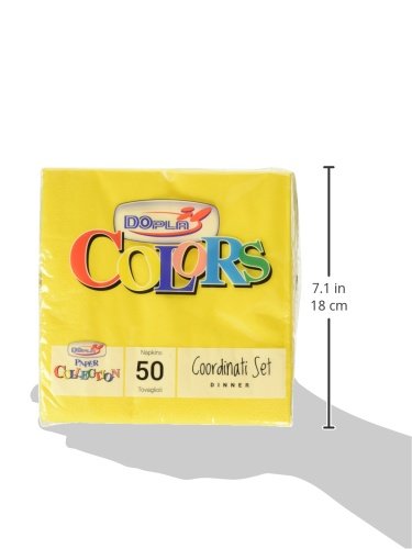 Dopla Tovaglioli 2Veli 33X33 X50 Gialli