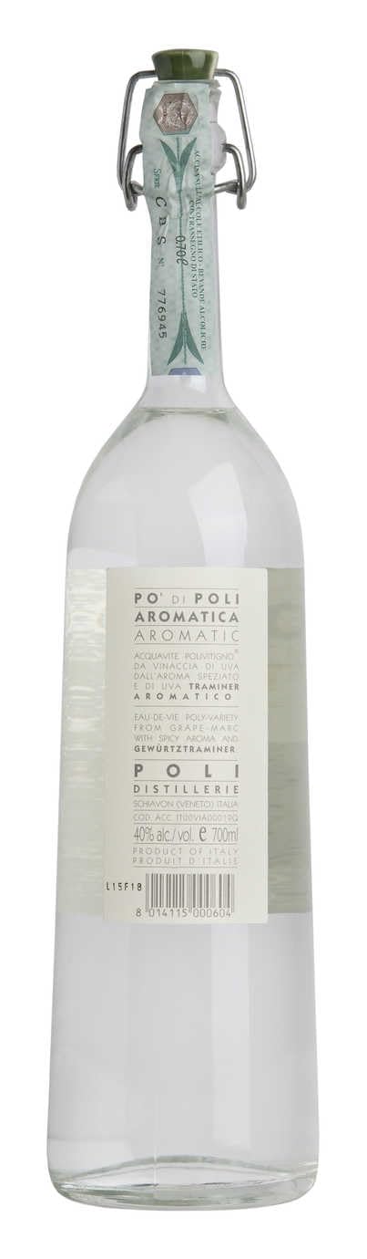 Poli, Grappa PO' Aromatic (Traminer) Astucciata - 700 ml