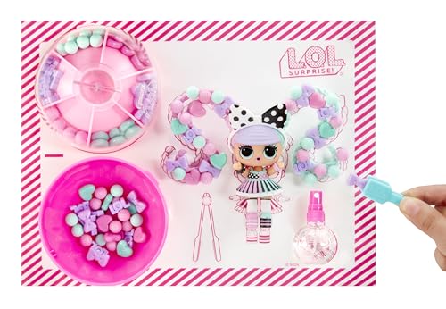 L.O.L. Surprise! Hair Beads Tots - Bambola da collezione con 60+ perline per capelli - Bambola con perline per capelli con acconciature fai-da-te - Età 4+