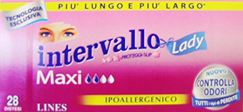 12 x LINES Intervallo Lady Proteggi Slip Maxi 28 Pezzi