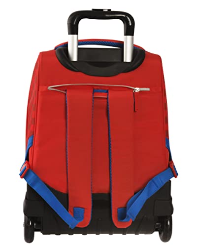 Franco Cosimo Panini MARIOKART Zaino Organizzato Trolley Premium New, rosso