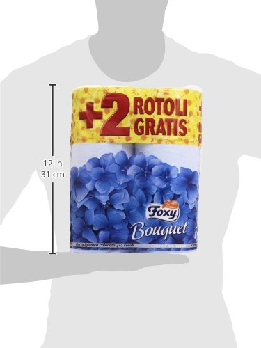 Foxy Carta Igienica Bouquet - Confezione da 6 Rotoli