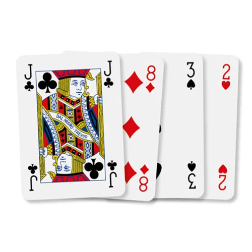 Dal Negro- Ramino San Siro plastica Carte da Gioco, Multicolore, 024129