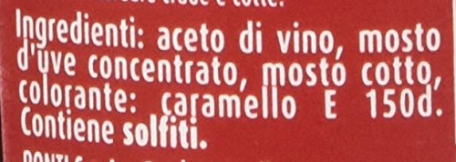 Ponti Aceto Balsamico Modena Etichetta Rossa, T12 - 12 Bottiglie