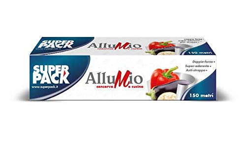 Superpack Alluminio Rotolo 150 Metri Professionale in Box 30 cm x 150 m
