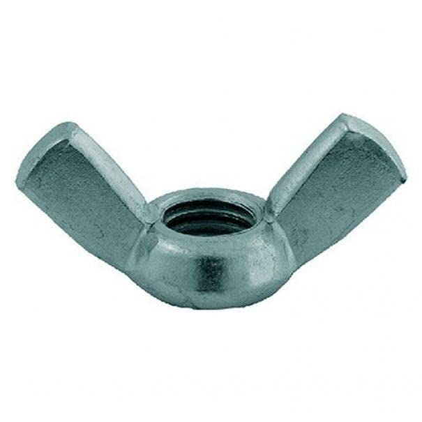 Koncreto Dadi A Galletto Zincati M12 Pz 5 A Norme Uni 5448, Zincato. In Blister.