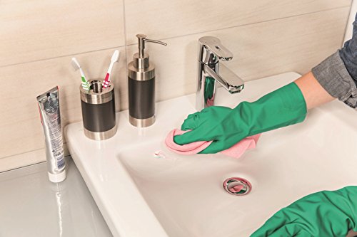 Vileda Dermo Plus Guanti Casalinghi in Nitrile, Verde