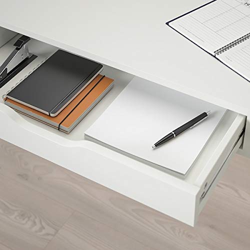 Ikea Mensola con cassetti, Bianco, 119x29 cm