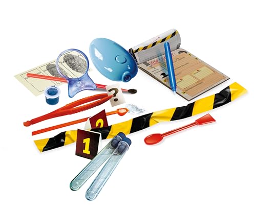 Clementoni Scienza e Gioco Lab - Valigetta del Detective, Kit da Investigatore per Bambini 8+ Anni, Gioco Scientifico con Torcia UV, Lente di Ingrandimento e Altri Strumenti, Made in Italy, 19386