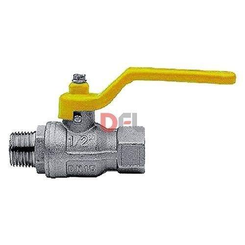 Valvola A Sfera Per Gas Con Leva Passaggio Totale. A Norme Dvgw Gas Iso 7/1. Maschio/Femmina.