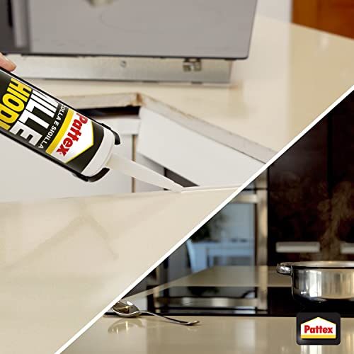 Pattex Mille Chiodi Crystal Adesivo Sigillante Ottimale per Vetri e Specchi, Adesivo di Montaggio di Qualità, Colla Potente per Molti Materiali, 1 Cartuccia da 290 g