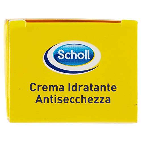 Scholl Crema Idratante Antisecchezza, Crema Piedi con Leggera Azione Esfoliante per Pelle Secca e Dura, Rapido Assorbimento ed Effetto Duraturo, 75 ml
