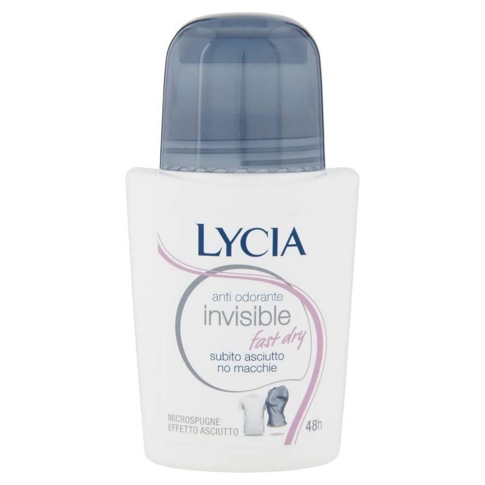 Set 6 LYCIA Deodorante Roll On 50Ml Bipacco Invisible profumo per il corpo