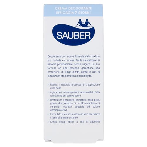 Sauber Deodorante Deocare Crema - 30 Ml
