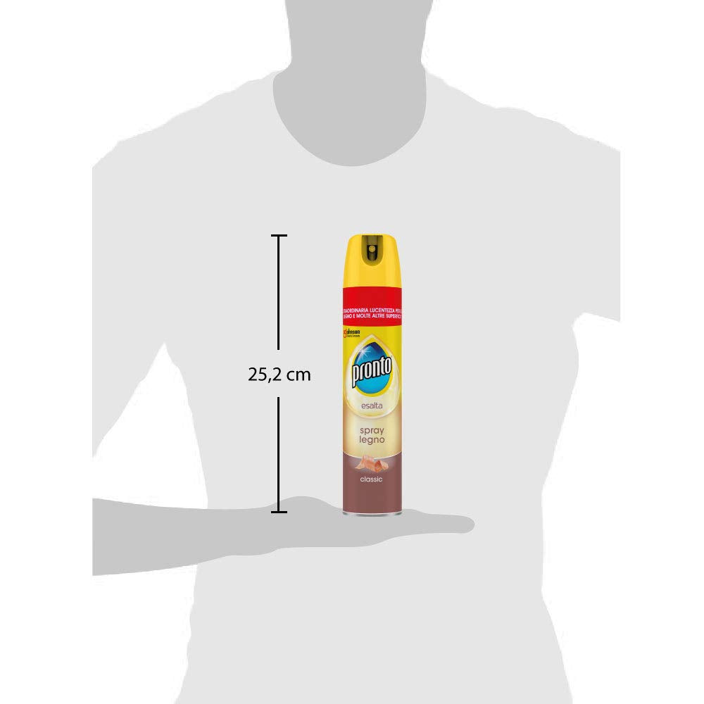 Pronto Legno Spray Expert Care, Esalta e Protegge, Adatto a Tutte le Superfici in Legno, 3 Confezione da 300 ml
