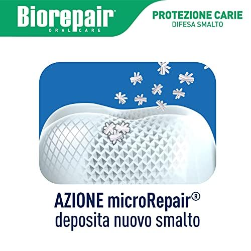 Biorepair, Dentifricio Total Protective Repair, Ripara lo Smalto, Anticarie, Antiplacca, Alito Fresco, Senza Fluoro