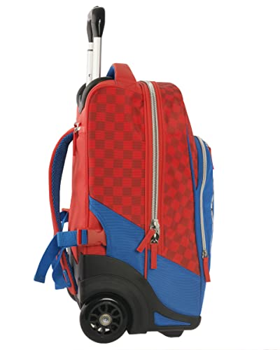 Franco Cosimo Panini MARIOKART Zaino Organizzato Trolley Premium New, rosso