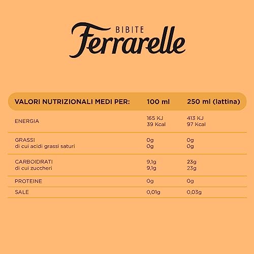 Ferrarelle Aranciata, 12 lattine x 0.250L