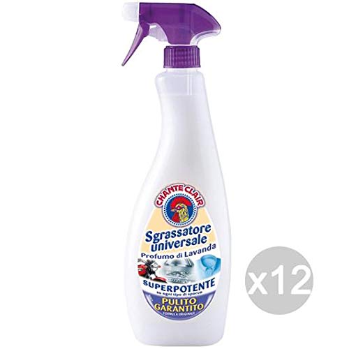 Set 12 Chante Clair Sgrassatore 625 Spray Lavanda Detersivi E Pulizia della Casa