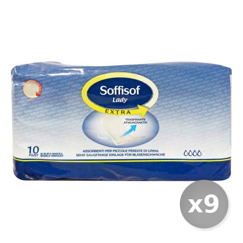 Set 9 SOFFISOF Adulti Lady Extra Imb.x10 Pezzi Incontinenti Cura del Corpo