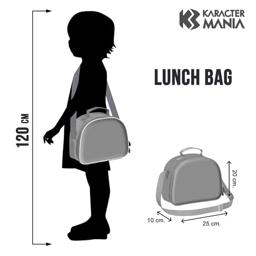 Marvel Spiderman-Borsa per il Pranzo 3D, 25.5 x 20 cm