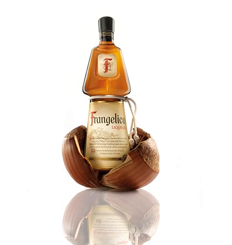Frangelico - Liquore a Base di Nocciole con Distillati di Semi di Cacao, Vaniglia e Caffè, 20% Vol, Bottiglia in Vetro da 70 cl