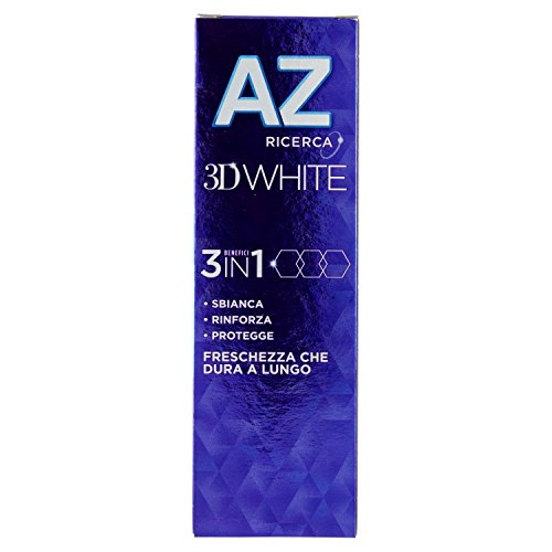 Az Ricerca - Dentifricio, Denti Più Bianchi Davanti, Dietro E Negli Spazi Visibili Tra I Denti - 75 ml