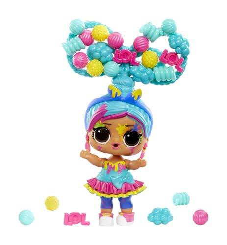 L.O.L. Surprise! Hair Beads Tots - Bambola da collezione con 60+ perline per capelli - Bambola con perline per capelli con acconciature fai-da-te - Età 4+
