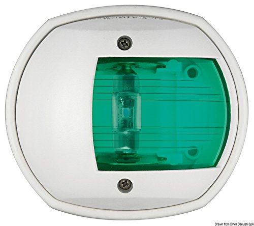 ORANGEMARINE Luci di Navigazione LED Compatto Bianco Tribordo