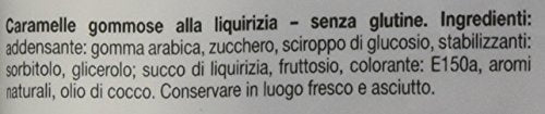 Golia Gran Golia Caramelle Gommose Morbide al Gusto di Liquirizia, Formato Scorta da 9 Buste da 180 gr Ciascuna