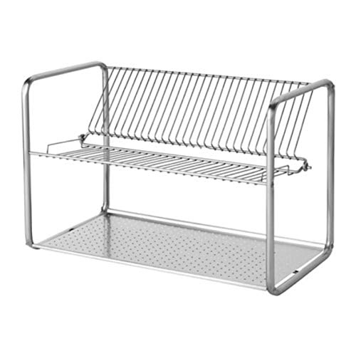 Ikea Ordning - Scolapiatti in acciaio inox, 100.181.94, dimensioni 19 5/8x10 5/8x14 1/8"