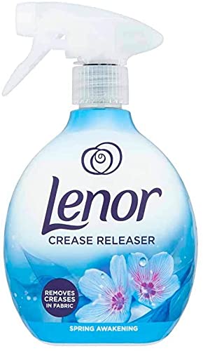 Lenor - Spray antipieghe Crease Releaser, rimuove le pieghe dai tessuti, fragranza Risveglio primaverile, confezione doppia, 2 x 500 ml