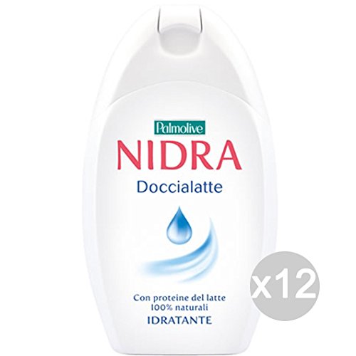Set 12 NIDRA Doccia Latte Ml 250 Cura E Pulizia Del Corpo