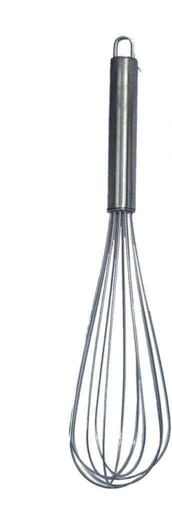 Frusta Per Cucina In Acciaio Inossidabile 18/C Di Altissima Qualità. Finitura Lucida. Materiale In Conformità Alle Normative Per L'Utilizzo Al Contatto Con Gli Alimenti.
