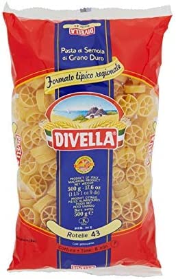 DIVELLA PASTA DI SEMOLA DI GRANO DURO ROTELLE 43 GR 500 X 24